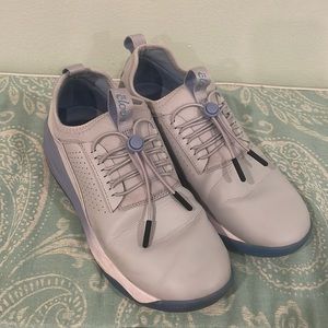 Blue and Grey/Gray Clove nursing/healthcare sneakers